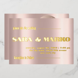 ModernTypography Minimalist Wedding
