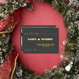 ModernTypography Minimalist Wedding