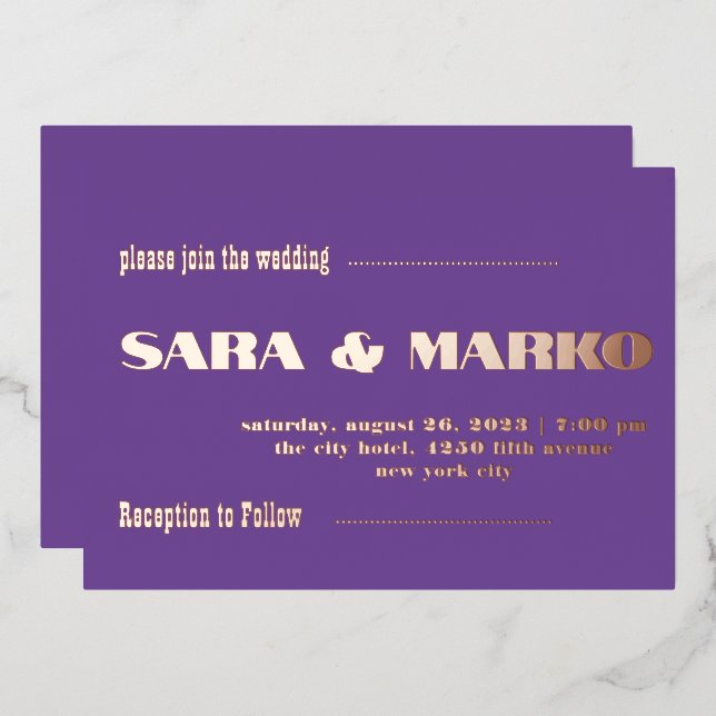 ModernTypography | Slightly purple (Front/Back)