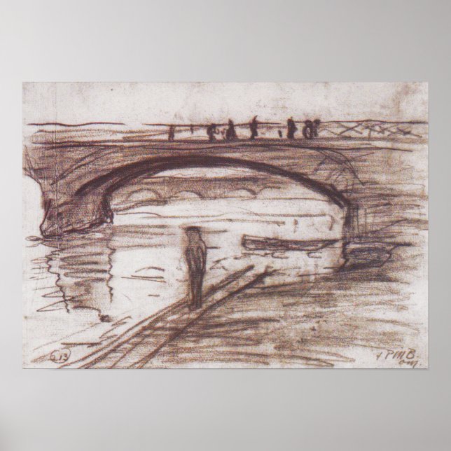 Modersohn-Becker - Bridges In Paris 1905 Poster (Front)