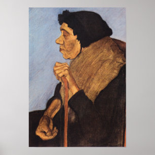 Modersohn-Becker - Old Blind Woman 1899 Poster