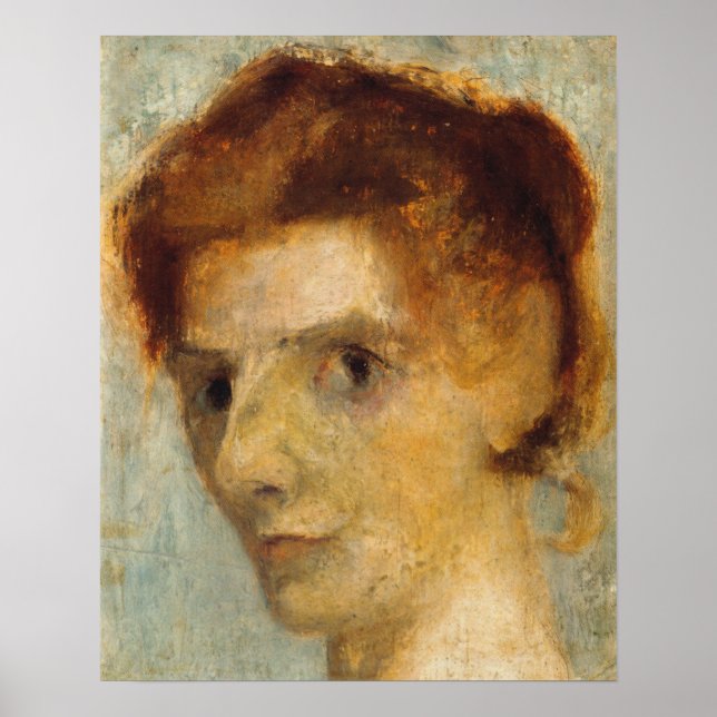 Modersohn-Becker - Self Portrait 1898 Poster (Front)