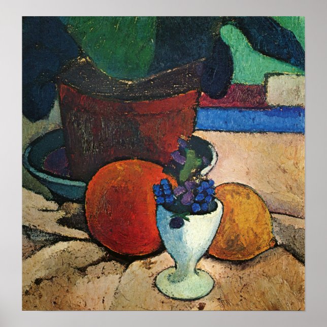 Modersohn-Becker - Still Life With Plant Lemon Poster (Front)