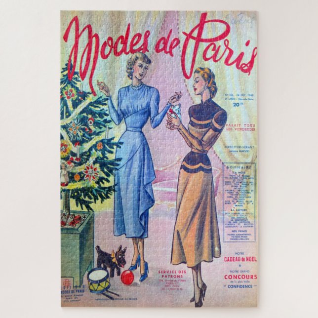 Modes De Paris. Jigsaw Puzzle (Vertical)