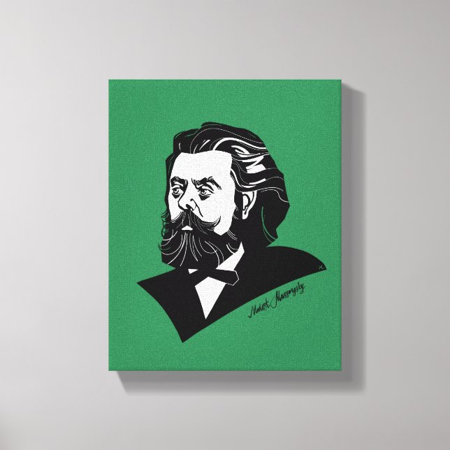 Modest Mussorgsky Canvas Print (Front)
