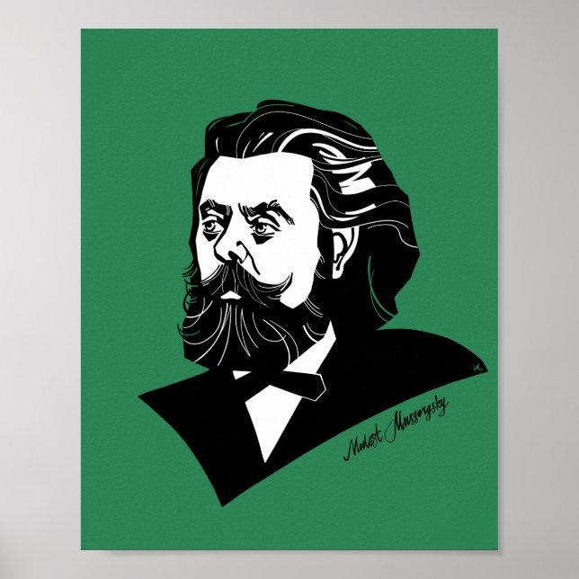 Modest Mussorgsky Poster (Front)
