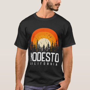 Modesto California CA  Vintage 70s 80s 90s Retro   T-Shirt
