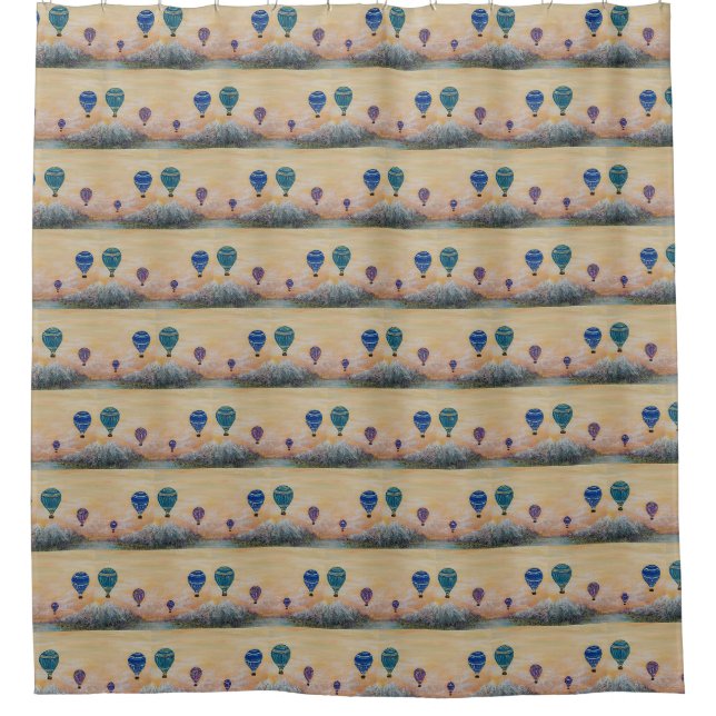 Modesto Pattern Shower Curtain (Front)