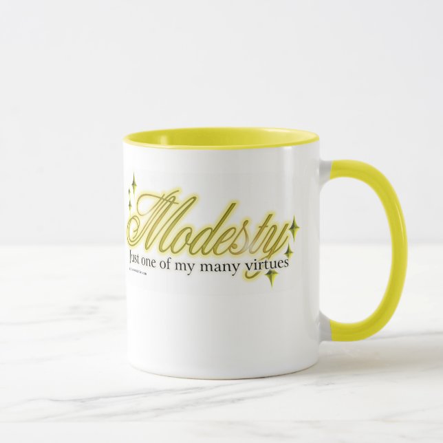 Modesty is a Virtue Mug (Right)