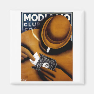 Modiano Cigarette Ad Magnet