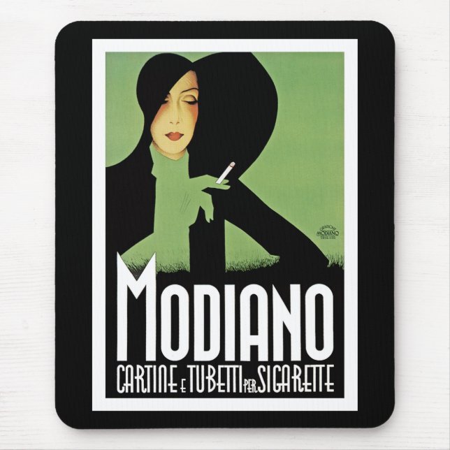Modiano Cigarette Ad Mouse Mat (Front)