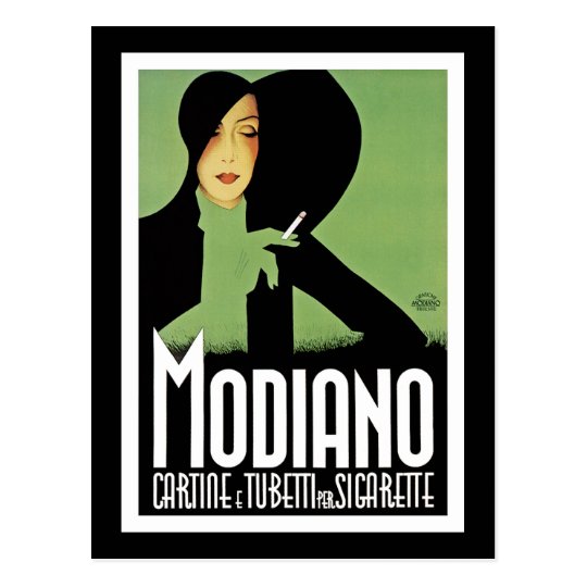 Modiano Cigarette Ad Postcard