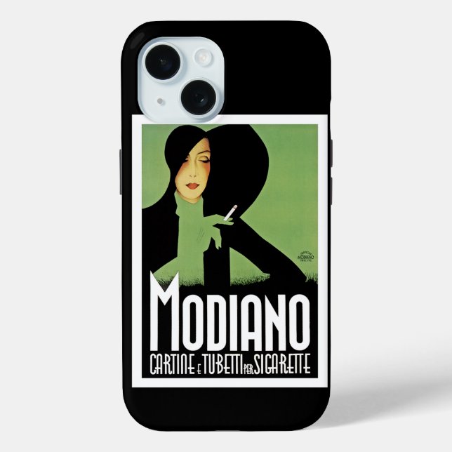 Modiano Cigarette Papers Case-Mate iPhone Case (Back)