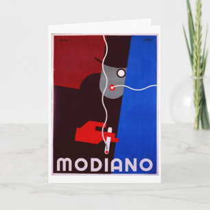 Modiano - Vintage Cigarette Advertising Poster Card