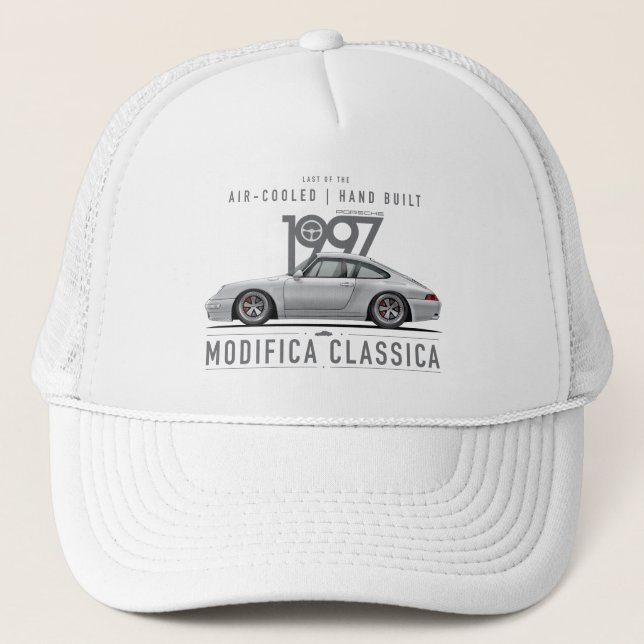 Modifica Classica | 1997 Carrera 4S Arctic Silver Trucker Hat (Front)