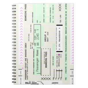 Modify this Airline Boarding Pass Notebook