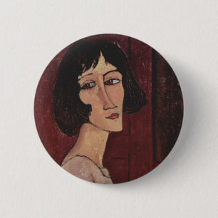 Modigliani Amedeo Portrait 6 Cm Round Badge