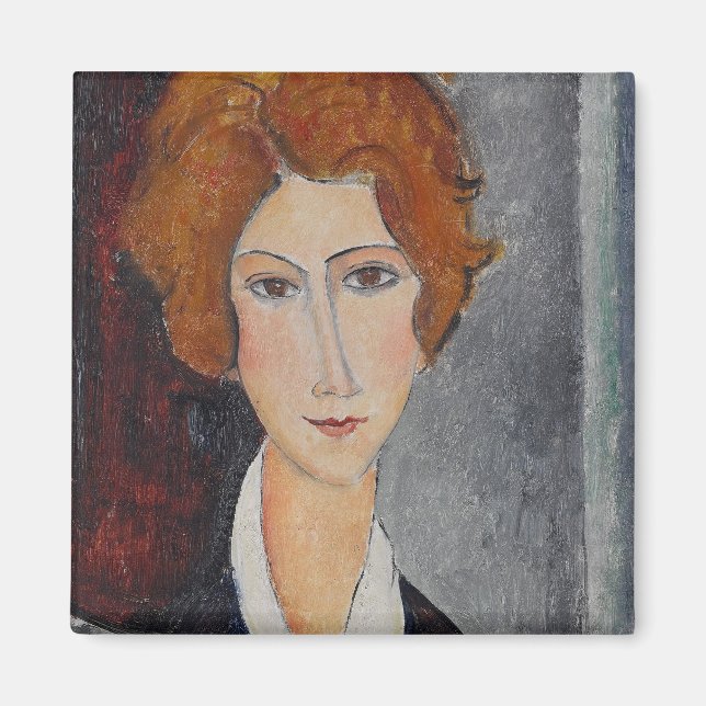 Modigliani Amedeo Portrait Magnet (Front)