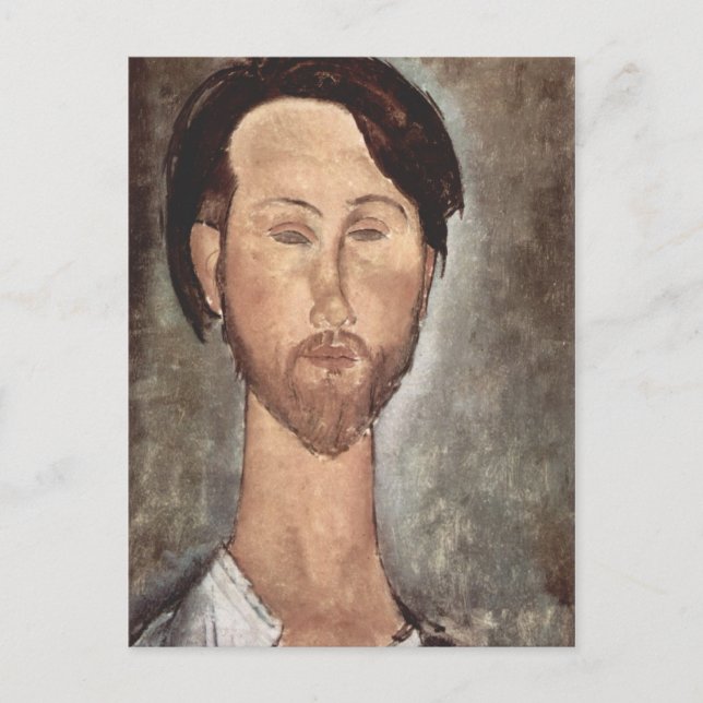 Modigliani Amedeo Portrait Postcard (Front)
