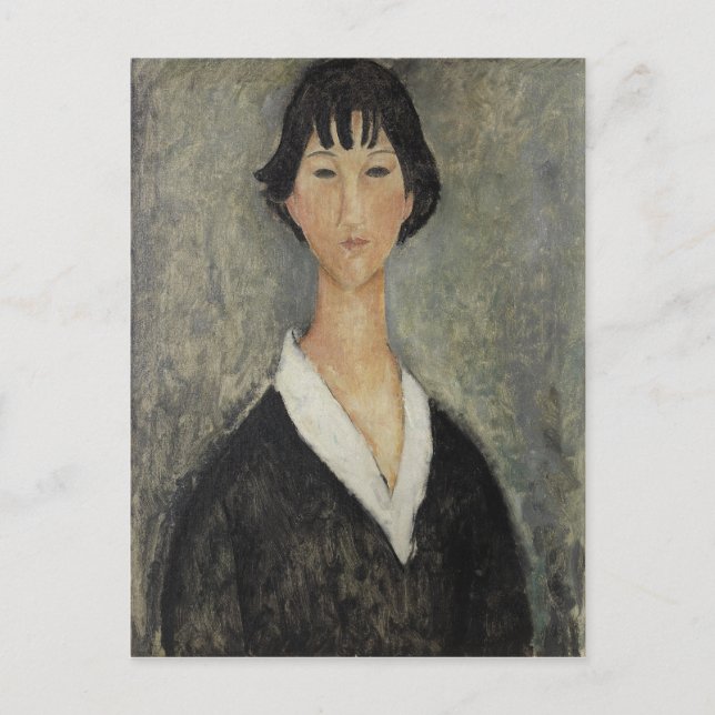 Modigliani Amedeo Portrait Postcard (Front)