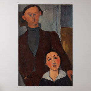 Modigliani - Jacques And Berthe Lipchitz 1917 Poster