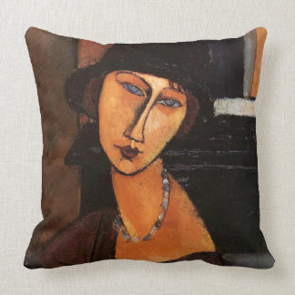 Modigliani - Portrait of Jeanne Hebuterne Pillow