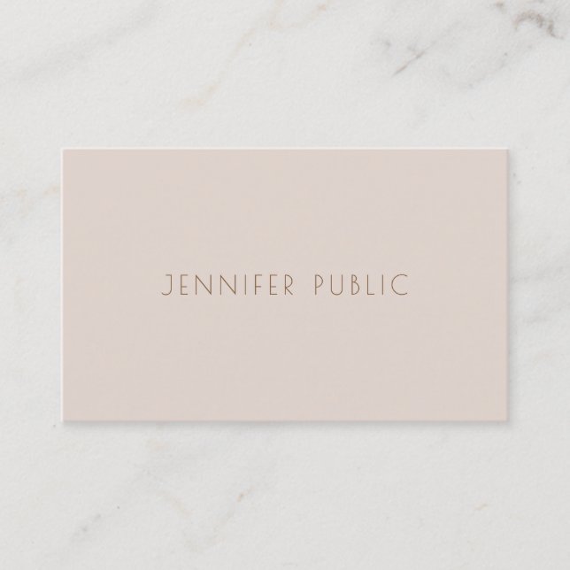 Modish Colour Harmony Chic Template Trendy Luxury Business Card (Front)