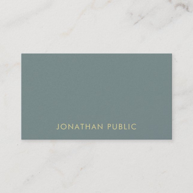 Modish Elegant Colours Professional Sleek Template Business Card (Front)