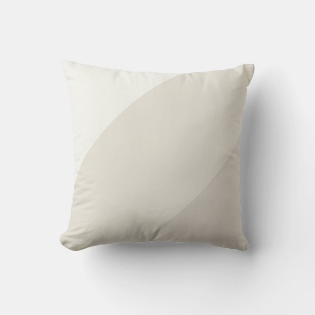 Modish Elegant Pastel Beige Colour Harmony Templat Cushion (Front)