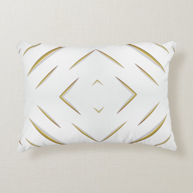 Modish Fabric Slits Decorative Cushion (Front)