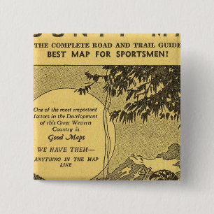 Modoc County 15 Cm Square Badge