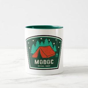Modoc National Forest Camping Two-Tone Coffee Mug