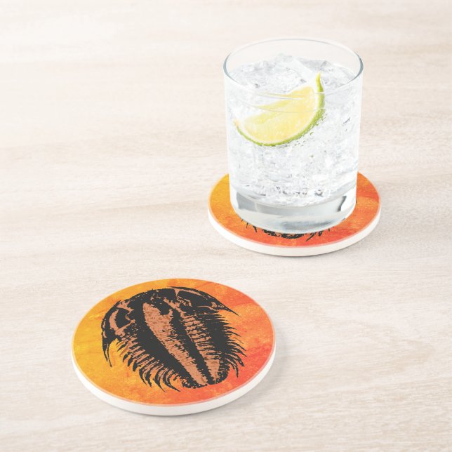 Modocia Typicalis Fossil Trilobite Coaster (Side)