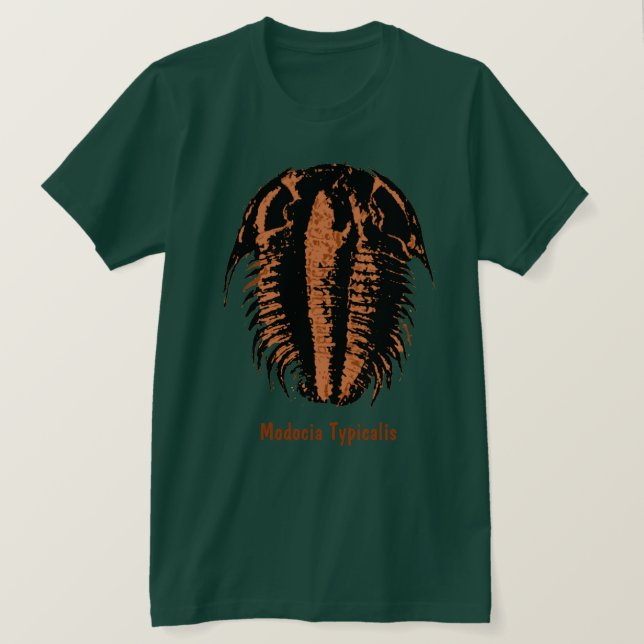 Modocia Typicalis fossil trilobite T-Shirt (Design Front)