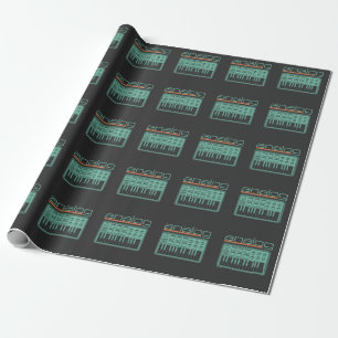 Modular Synthesizer Acid Analogue Synth Wrapping Paper
