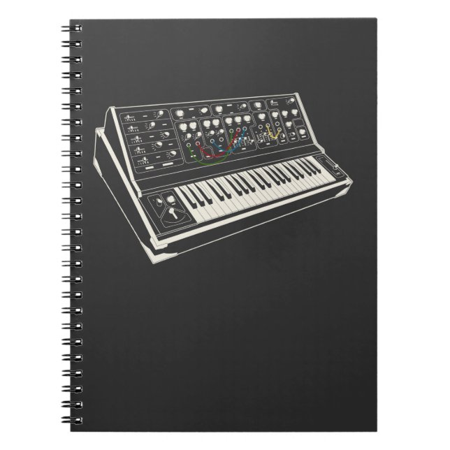 Modular Synthesizer Analogue Retro Electronic Musi Notebook (Front)