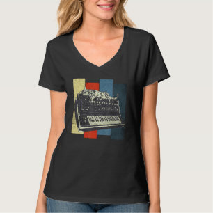 Modular Synthesizer Keyboard Techno Vintage Analog T-Shirt