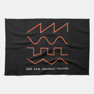 Modular Synthesizer Waveform Synth Analogue Tea Towel