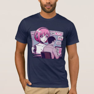 Moe 萌え I Love Chatbots Ai Robots Futuristic Design T-Shirt