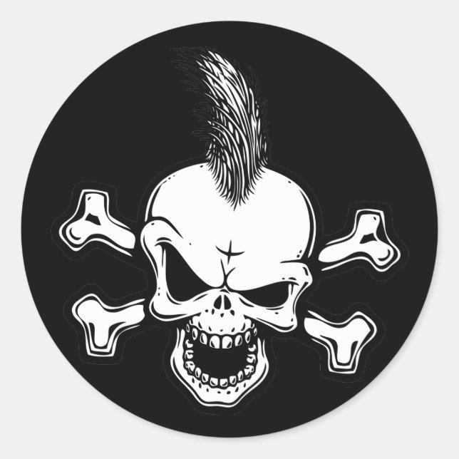 Moe Hawkins Classic Round Sticker (Front)