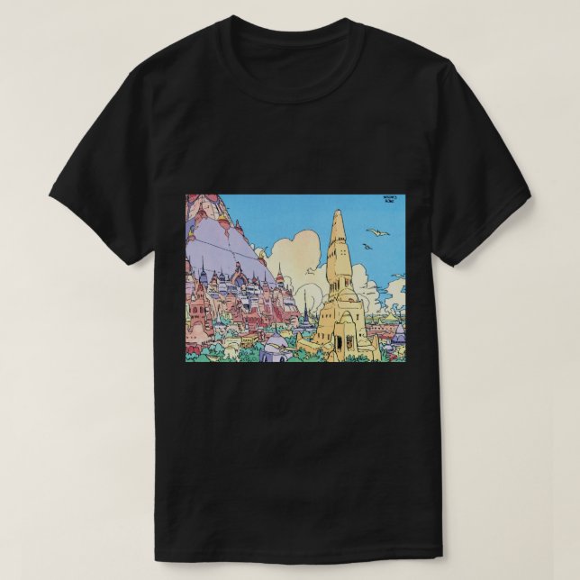 Moebius Art - Jean Giraud (7) T-Shirt (Design Front)