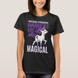 Moebius Syndrome Warrior Unicorn Mobius Facial Par T-Shirt