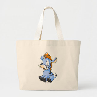 Moehog Blue Large Tote Bag