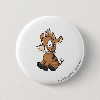 Moehog Brown 6 Cm Round Badge