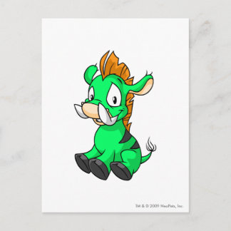 Moehog Green Postcard