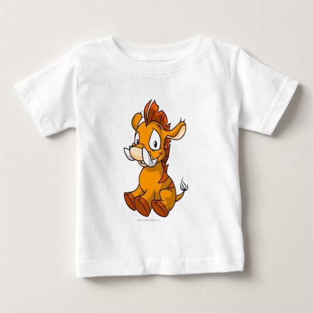 Moehog Orange Baby T-Shirt (Front)