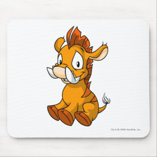 Moehog Orange Mouse Mat