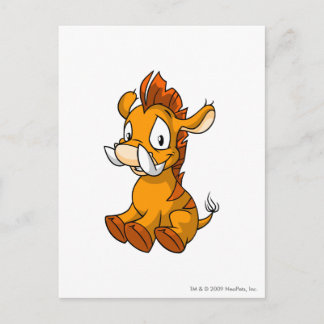 Moehog Orange Postcard