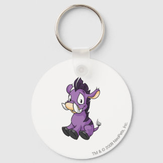 Moehog Purple Key Ring
