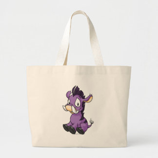 Moehog Purple Large Tote Bag